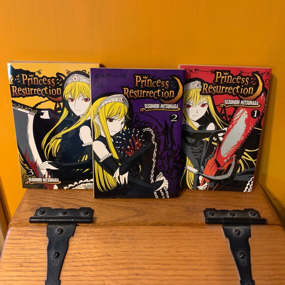 Manga Books - 1, 2 & 3 - Princess Resurrection - Yasunori Mitsunaga